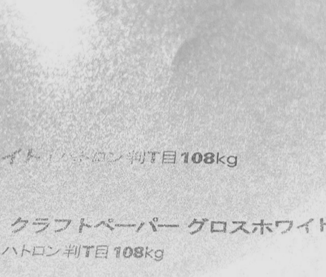 クラフトペーパーグロスホワイト